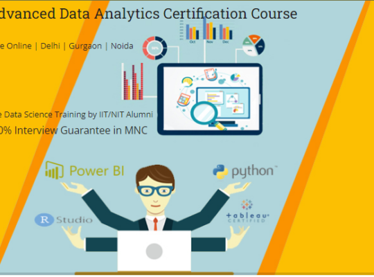 Data Analytics Training Course in Delhi, 110085. Best Online Data Analyst Training