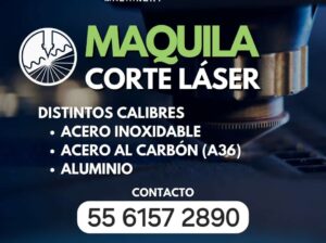 MAQUILA POR CORTE LASER DE FIBRA OPTICA.