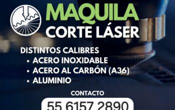 MAQUILA POR CORTE LASER DE FIBRA OPTICA.