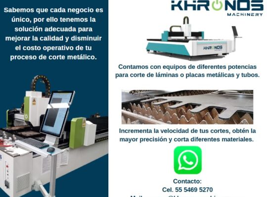 EQUIPO DE CORTE LASER 6000W PLANO ABIERTO RAYCUS, RAYTOOLS KHRONOS MACHINERY